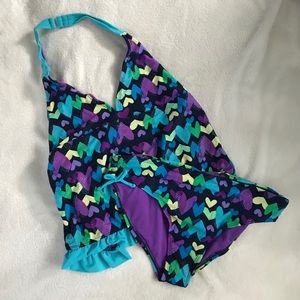 Heart two piece swimsuit